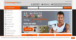 Desktop Screenshot of ironmongeryworld.com