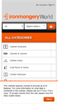 Mobile Screenshot of ironmongeryworld.com